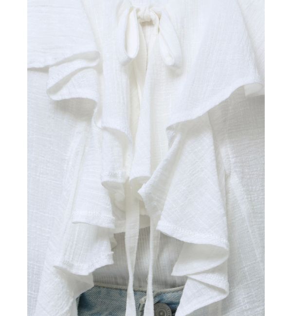 Ungrid「コットンフリルキャミ」|キャミソール|