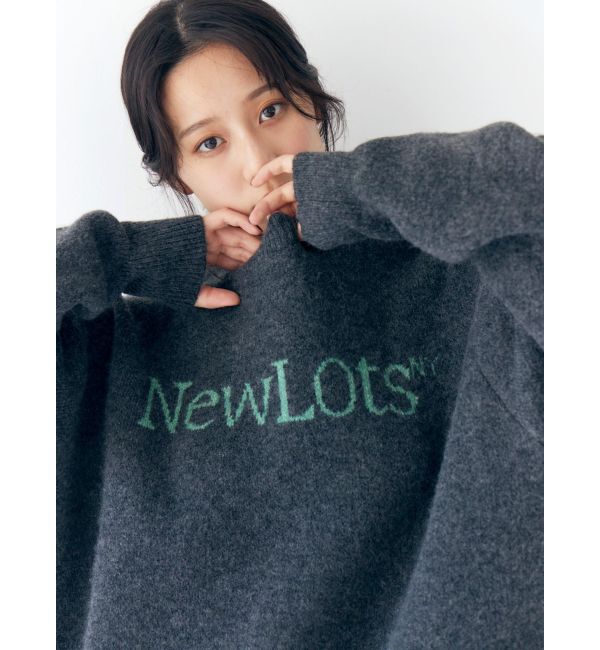 Ungrid「【WEB限定】ロゴルーズニット」|ニット・セーター|