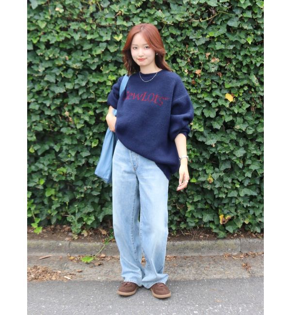 Ungrid「【WEB限定】ロゴルーズニット」|ニット・セーター|