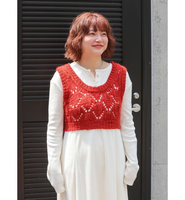 Ungrid「ニットレイヤードワンピース」|ワンピース|