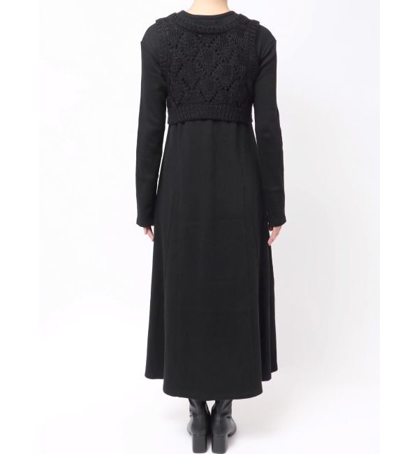 Ungrid「ニットレイヤードワンピース」|ワンピース|