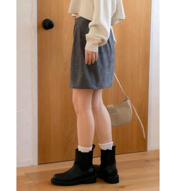 Ungrid「フェイクスウェードミニスカート」|スカート|