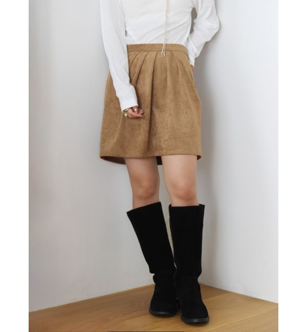 Ungrid「フェイクスウェードミニスカート」|スカート|