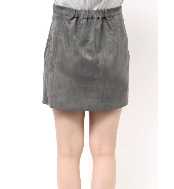 Ungrid「フェイクスウェードミニスカート」|スカート|