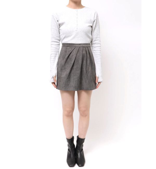 Ungrid「フェイクスウェードミニスカート」|スカート|