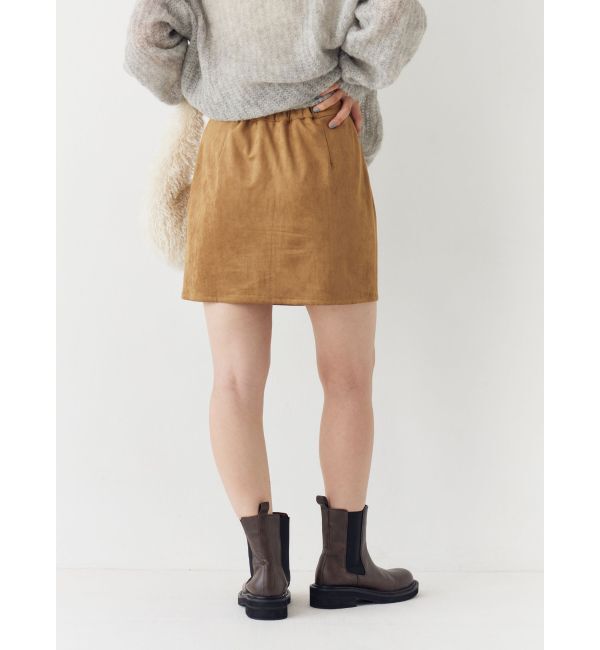 Ungrid「フェイクスウェードミニスカート」|スカート|