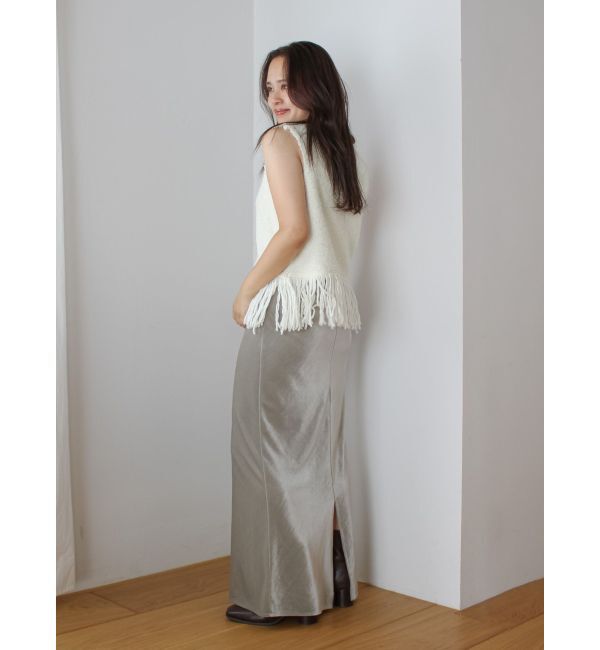 Ungrid「フリンジニットベスト」|ニット・セーター|