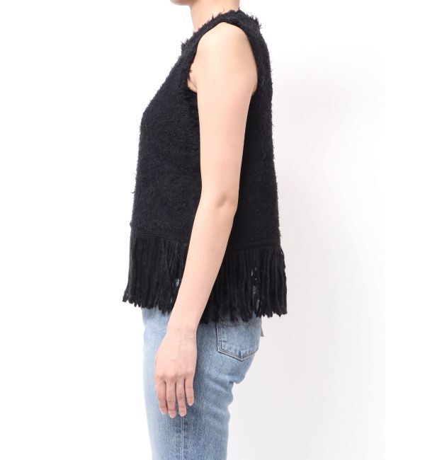 Ungrid「フリンジニットベスト」|ニット・セーター|