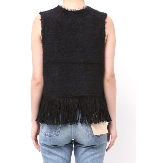 Ungrid「フリンジニットベスト」|ニット・セーター|