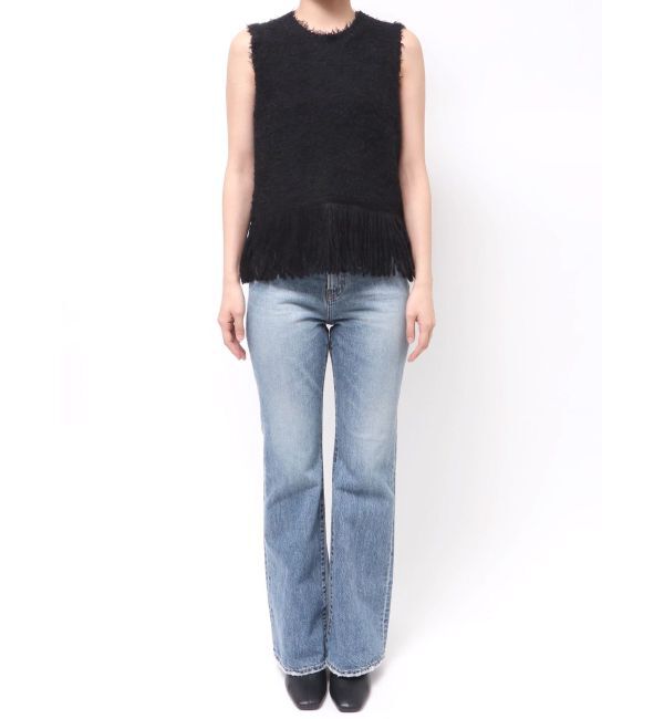 Ungrid「フリンジニットベスト」|ニット・セーター|