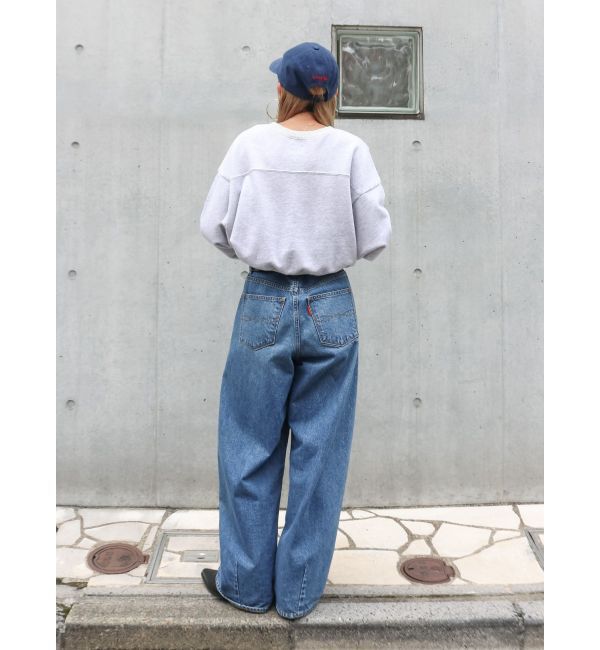 Ungrid「ロゴ刺繍ショートスウェット」|スウェット・ジャージ|