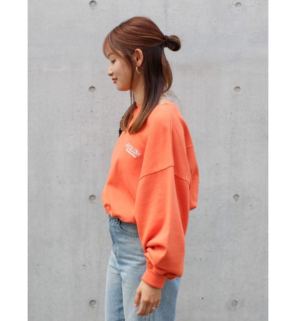 Ungrid「ロゴ刺繍ショートスウェット」|スウェット・ジャージ|