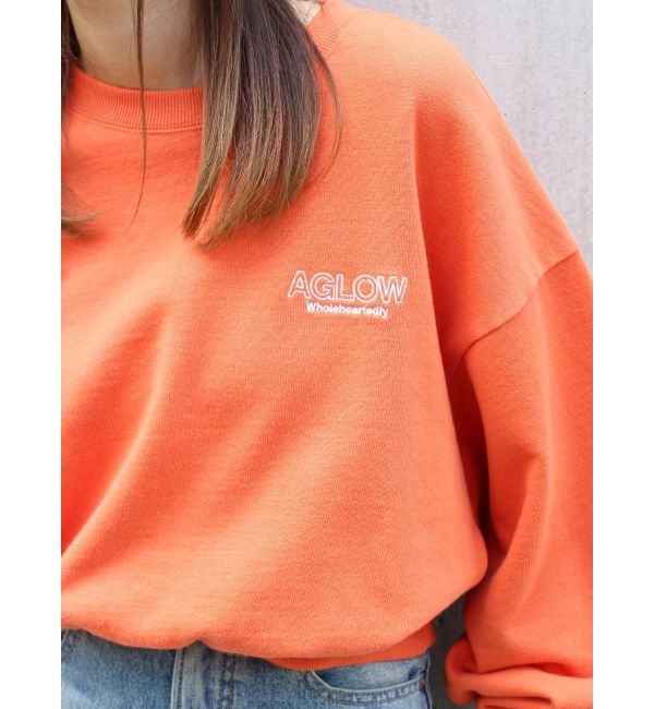 Ungrid「ロゴ刺繍ショートスウェット」|スウェット・ジャージ|