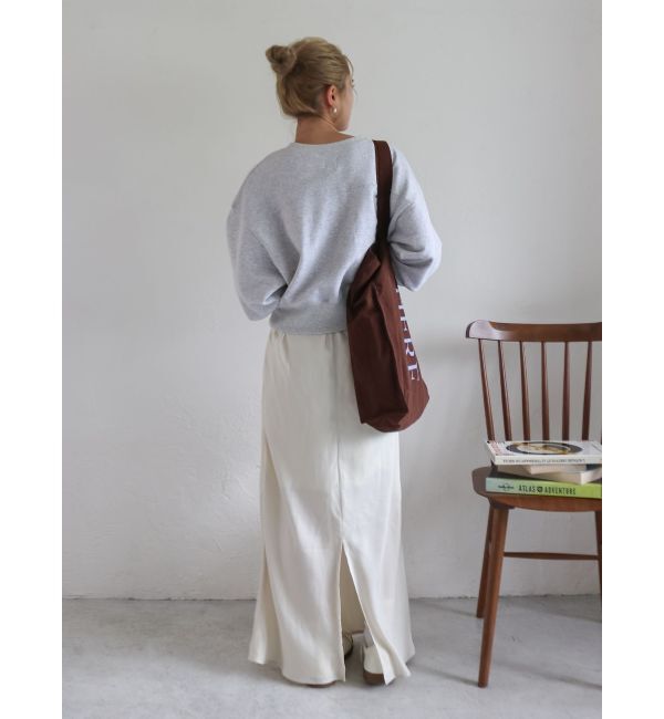 Ungrid「ロゴ刺繍ショートスウェット」|スウェット・ジャージ|