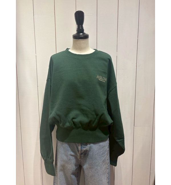 Ungrid「ロゴ刺繍ショートスウェット」|スウェット・ジャージ|