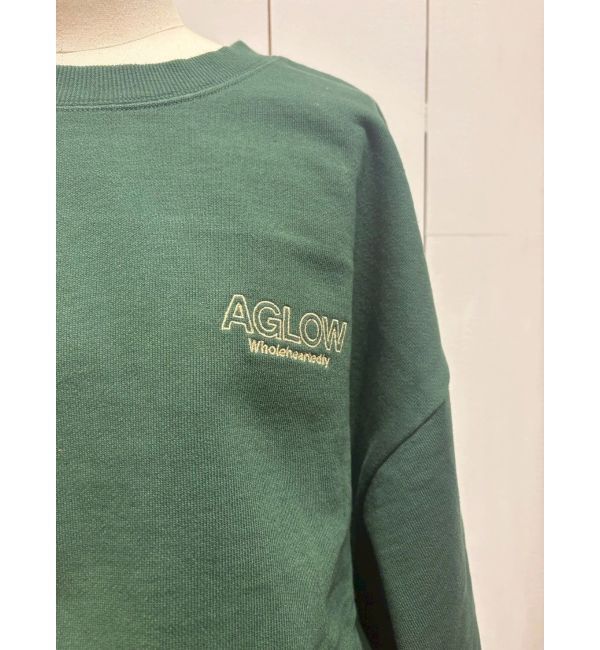 Ungrid「ロゴ刺繍ショートスウェット」|スウェット・ジャージ|