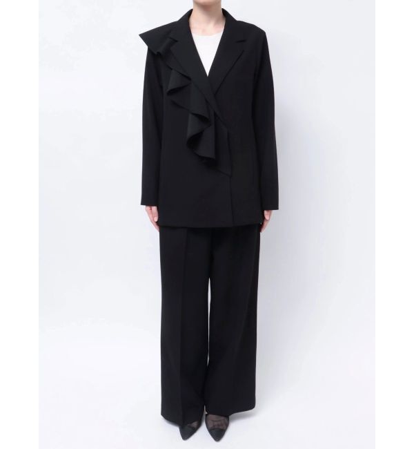 LAGUNAMOON「LADYワイドストレートパンツ」|スラックス|