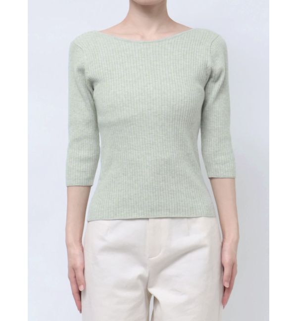 LAGUNAMOON「シルクブレンド2WAYニットプルオーバー」|ニット・セーター|