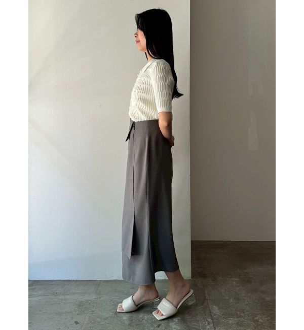 LAGUNAMOON「ウエストラペルアシンメトリースカート」|スカート|