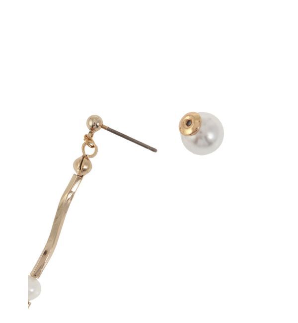 LAGUNAMOON「LADYランダムパールツイストミックスピアス」|ピアス|