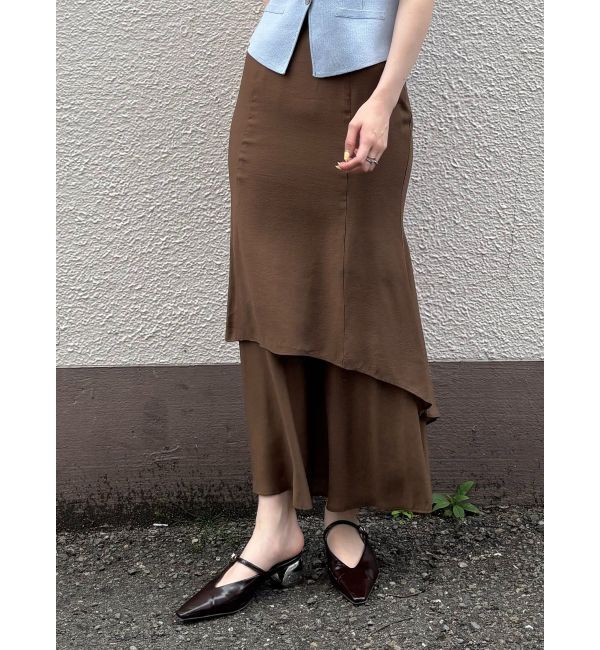 LAGUNAMOON「セミシアーティアードスカート」|スカート|