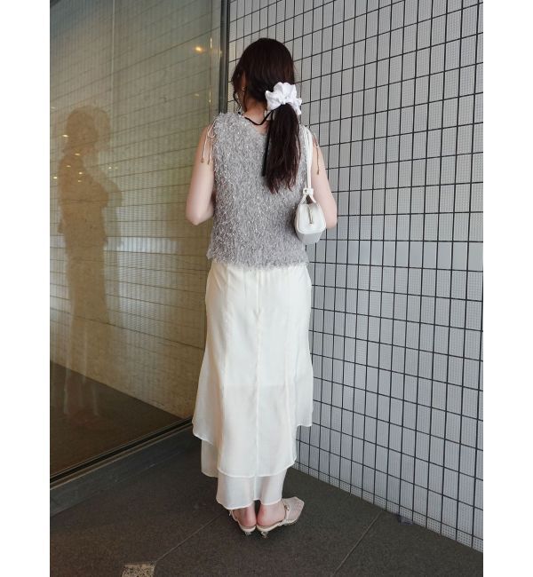 LAGUNAMOON「セミシアーティアードスカート」|スカート|