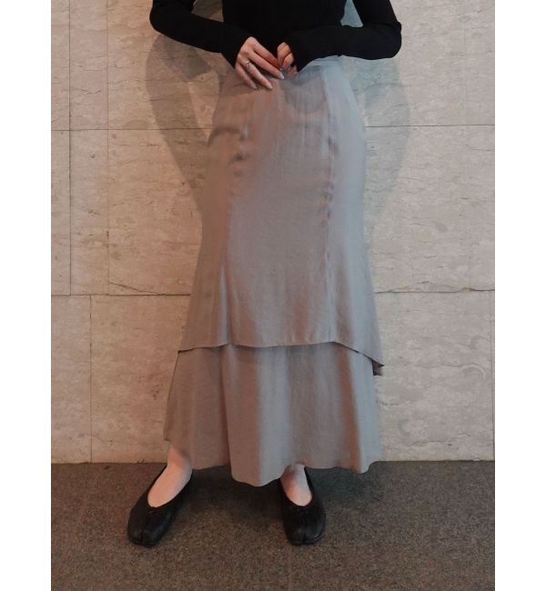 LAGUNAMOON「セミシアーティアードスカート」|スカート|