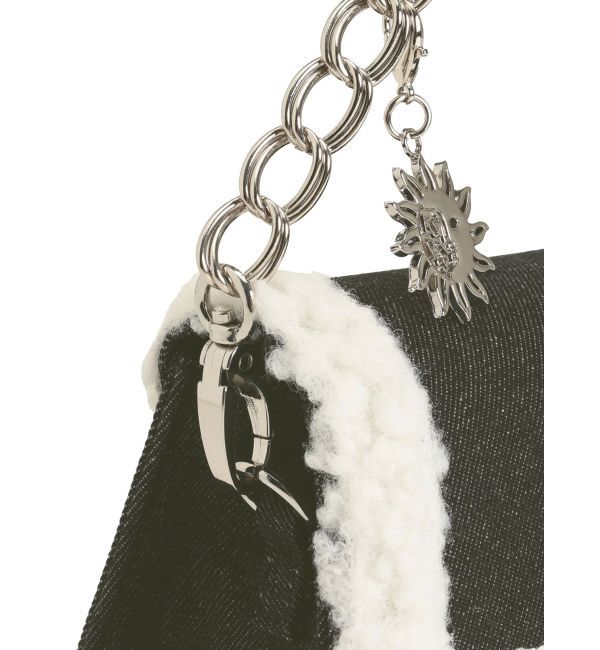 EVRIS「ボアデニムBAG」|ハンドバッグ|