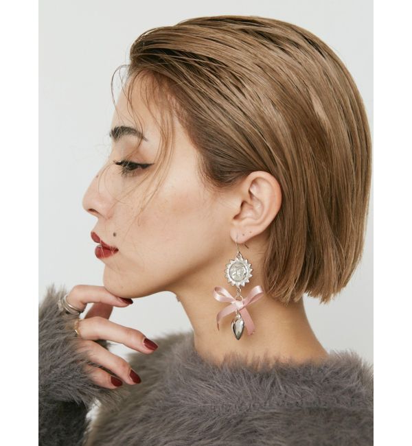 EVRIS「SUNNY MOTIF RIBBON ピアス」|ピアス|