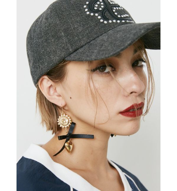 EVRIS「SUNNY MOTIF RIBBON ピアス」|ピアス|