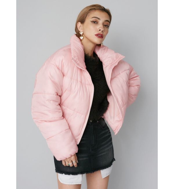 EVRIS「ジップアップショートブルゾン」|ブルゾン・スタジャン|