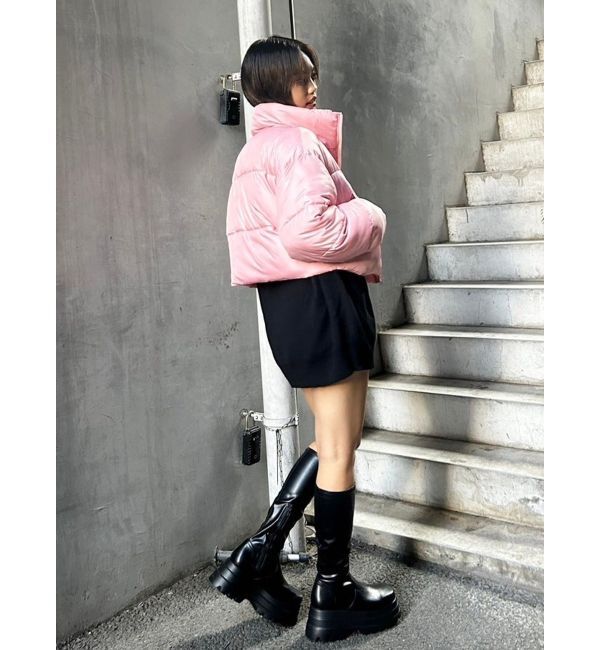 EVRIS「ジップアップショートブルゾン」|ブルゾン・スタジャン|