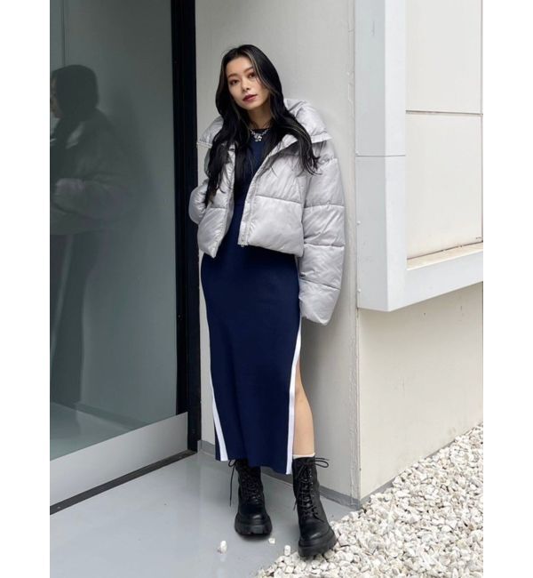 EVRIS「ジップアップショートブルゾン」|ブルゾン・スタジャン|