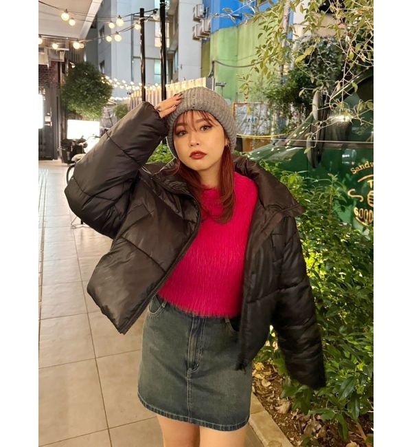 EVRIS「ジップアップショートブルゾン」|ブルゾン・スタジャン|