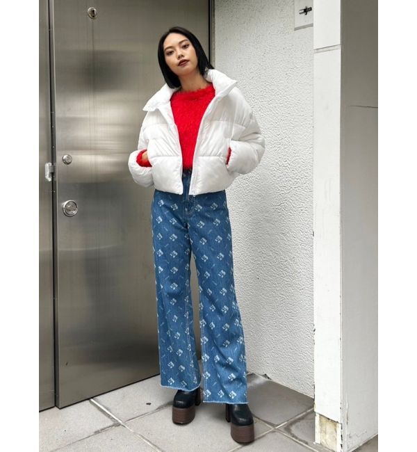 EVRIS「ジップアップショートブルゾン」|ブルゾン・スタジャン|