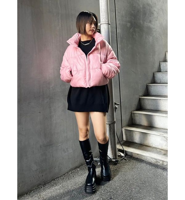 EVRIS「ジップアップショートブルゾン」|ブルゾン・スタジャン|