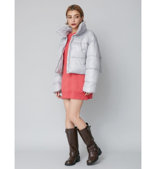 EVRIS「ジップアップショートブルゾン」|ブルゾン・スタジャン|