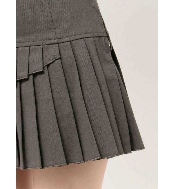 EVRIS「レイヤードプリーツミニスカート」|スカート|