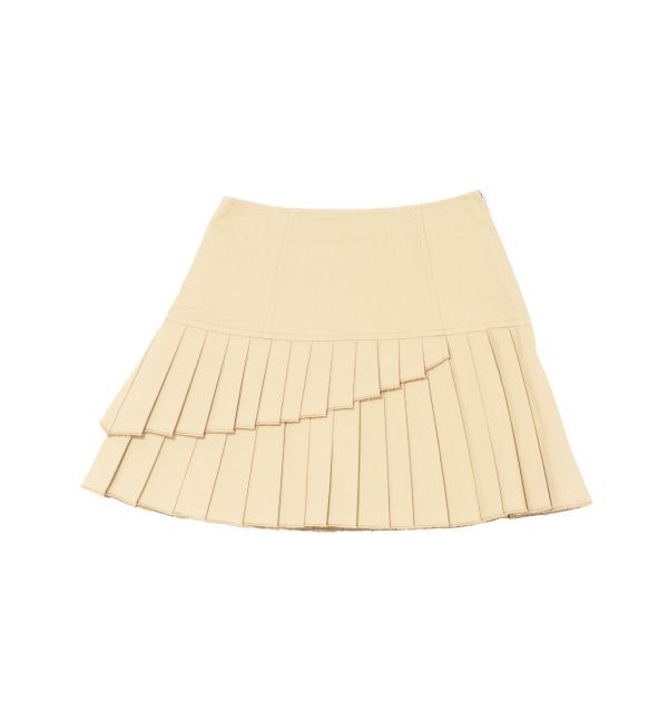 EVRIS「レイヤードプリーツミニスカート」|スカート|