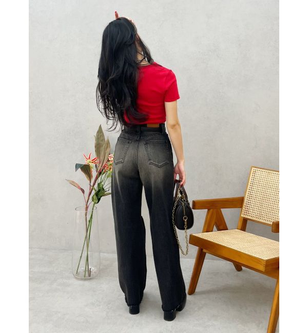 EVRIS「ERSカッティングショートTシャツ」|Tシャツ・カットソー|