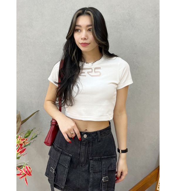 EVRIS「ERSカッティングショートTシャツ」|Tシャツ・カットソー|