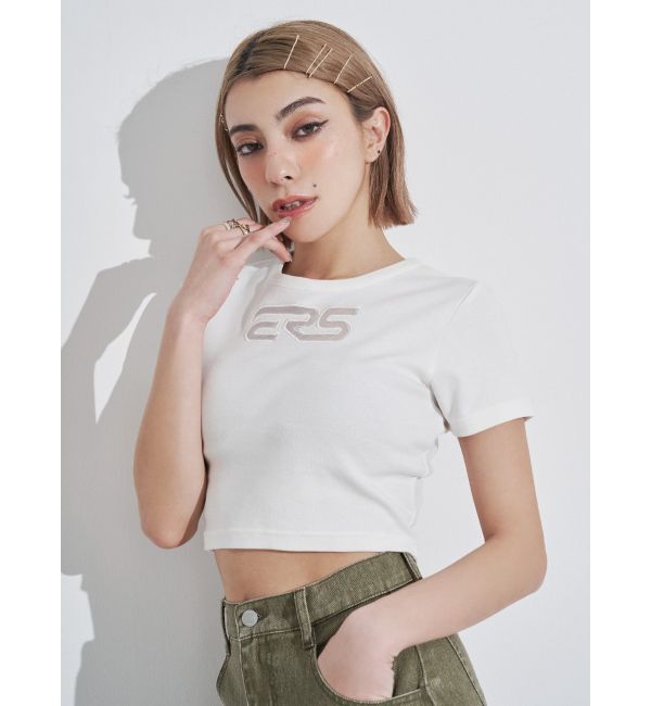 EVRIS「ERSカッティングショートTシャツ」|Tシャツ・カットソー|