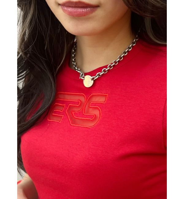 EVRIS「ERSカッティングショートTシャツ」|Tシャツ・カットソー|