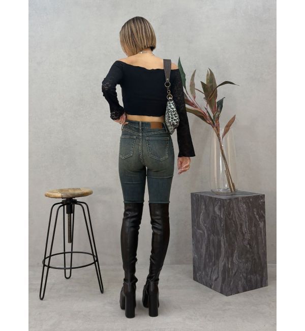 EVRIS「レースコンビオフショルトップス」|Tシャツ・カットソー|