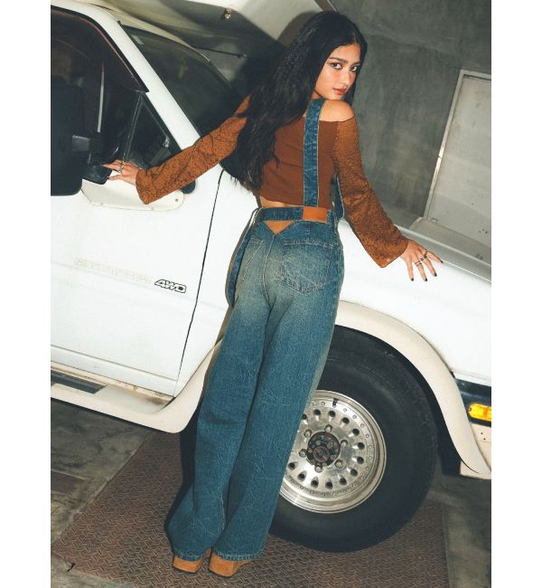 EVRIS「レースコンビオフショルトップス」|Tシャツ・カットソー|