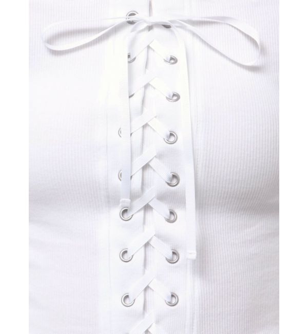 EVRIS「レースコンビオフショルトップス」|Tシャツ・カットソー|