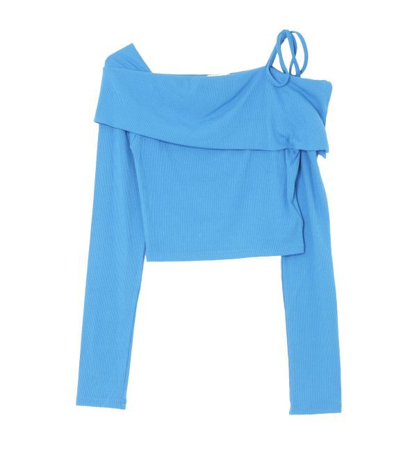 EVRIS「リブオフショルトップス」|Tシャツ・カットソー|