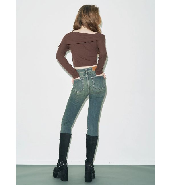 EVRIS「リブオフショルトップス」|Tシャツ・カットソー|