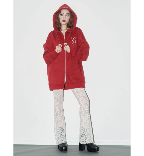 EVRIS「era bloom グラフィックジップパーカー」|パーカー|