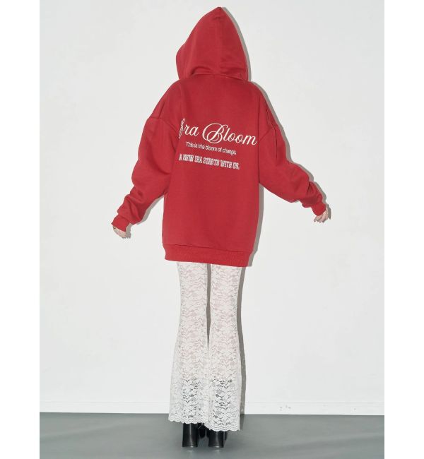 EVRIS「era bloom グラフィックジップパーカー」|パーカー|